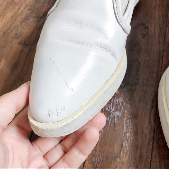 Everlane • The Leather Street Shoe white sneaker loafer slip on pointed toe flat - Picture 10 of 12